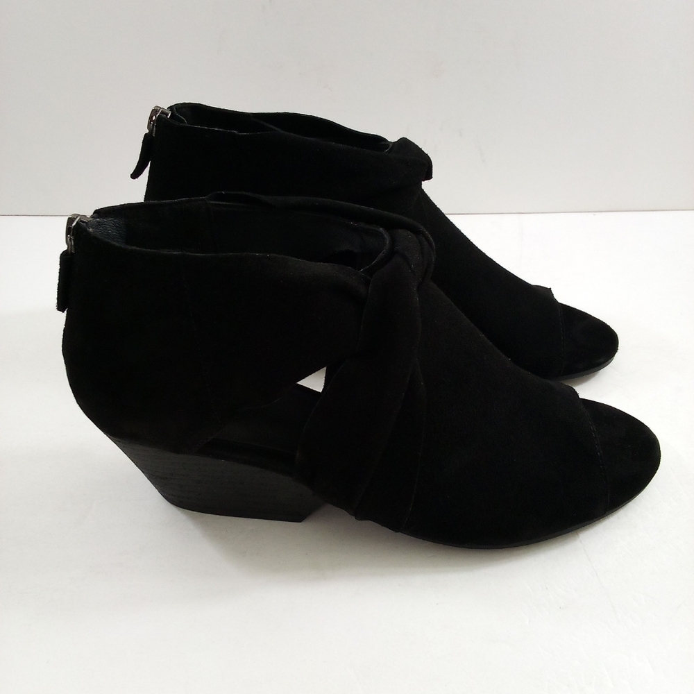 NEW Eileen Fisher Women 7 Black Suede Booties